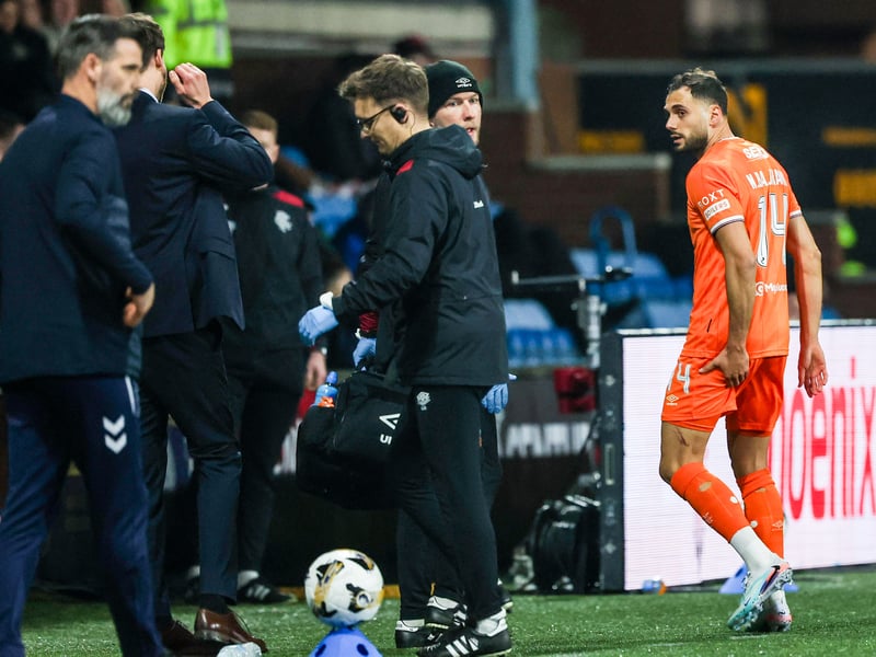 Made his return to the first-team in the weekend win over Dundee after being ruled out for several weeks with a hamstring problem. However, the Albanian will play no part in the game against Porto as he hasn't been included in Rangers' squad for the competition.