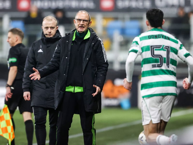 Celtic manager Martin O'Neill is set to make several changes to his starting XI for the visit to Bologna in the Europa League this week. Cr: SNS Group.