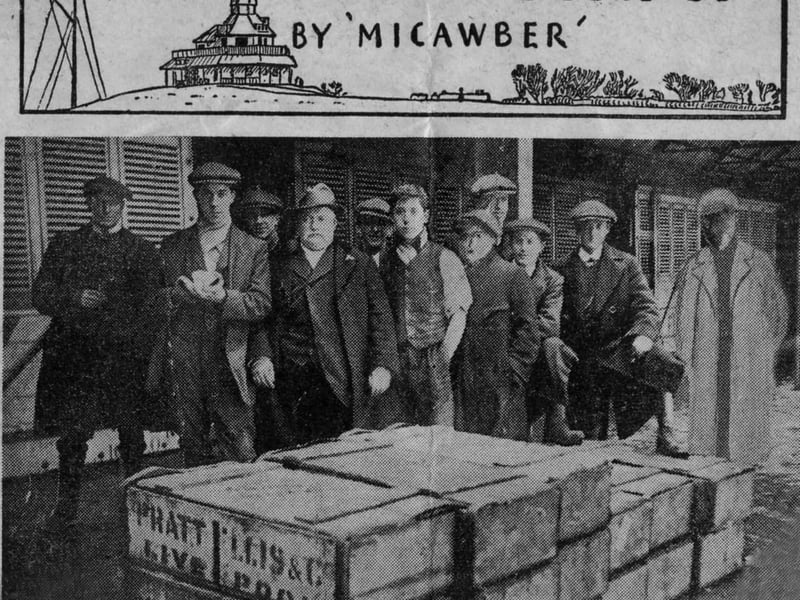 Ghosts Of Fleetwood Docks - figure on the far right
"Things That Turn Up" Picture was sent to a Sunday newspaper in 1928 - they "outlined" the shadowy figure on the right