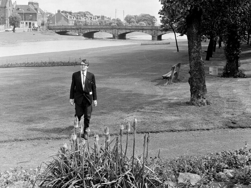 Walking near the Esk in June 1965.