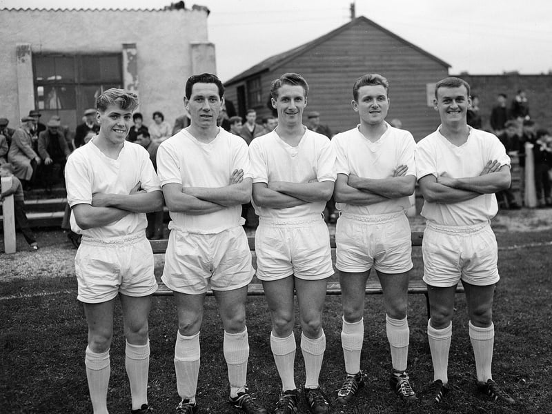 Musselburgh Athletic Football Team in August 1963.