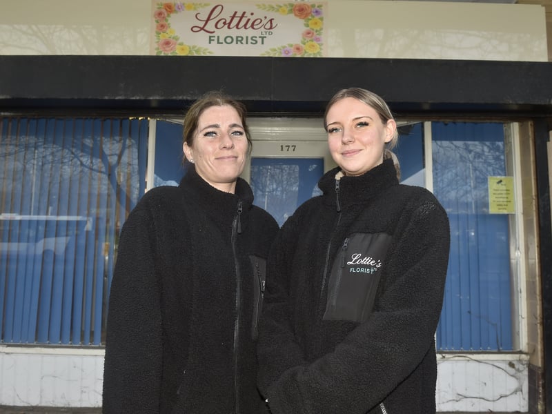 (l-r) Co-owners Nicky Timberlake and Shannon Mitchison are getting ready to open their business Lottie's Florist Ltd in Allaway Avenue, Paulsgrove on Saturday, January 24, 2026. 

Picture: Sarah Standing (160126-4450)