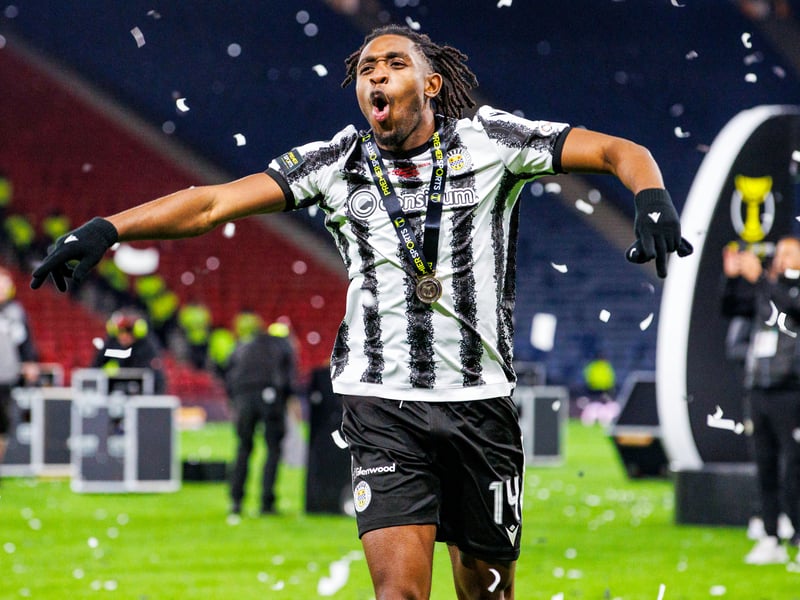Another St Mirren player out of contract in the summer is powerful striker Nlundulu. Signed from Bolton Wanderers last summer, he agreed a one year deal at the SMiSA Stadium and has not extended that at the time of writing. Has scored three goals for the club this season.
