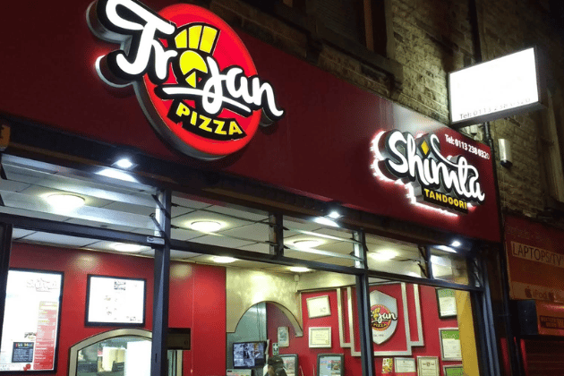 Specialising in late-night favourites, Trojan Pizza is the local go-to for hot pizzas, burgers, and kebabs delivered fast and fresh. 🍴 8 South Queen Street, Morley, Leeds LS27 9EW England