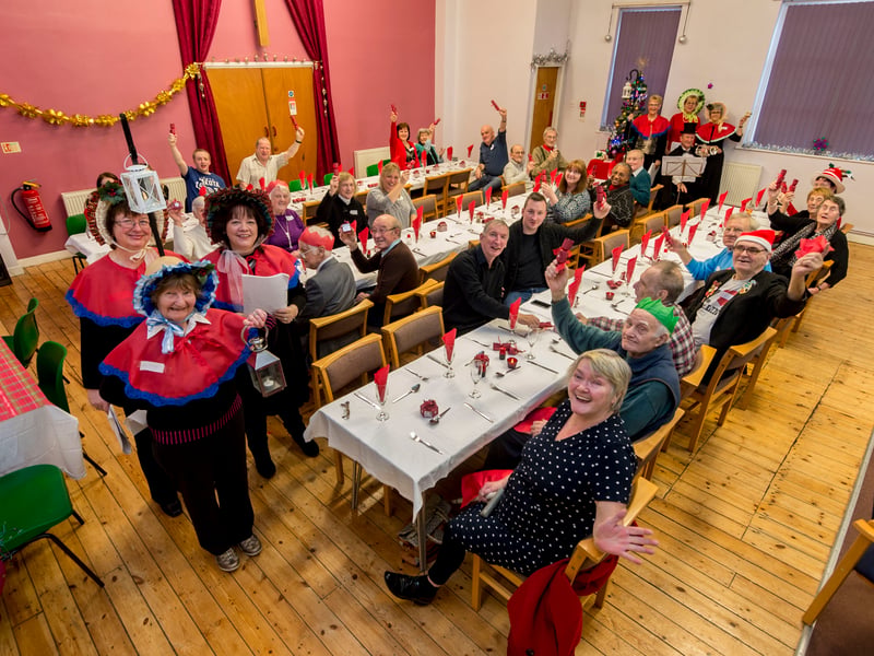 December 2016 and a group of members from the Stanningley Slimming World Group had spent the last two years fundraising to hold a Boxing Day Bash at St John's Methodist Church.