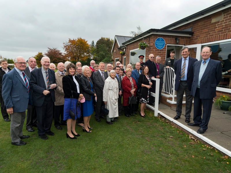Leeds Civic Trust held a blue plaque unveiling in October 2016 to celebrate Yorkshire and England cricketers Herbert Sutcliffe and Sir Leonard Hutton, who both began their careers at Pudsey St Lawrence Cricket Club.