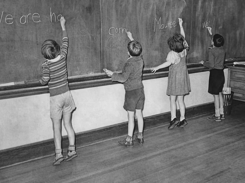 If you drifted off in class, school teachers might lob one of the heavy chalk dusters your way. Tell us if you ever experienced that.