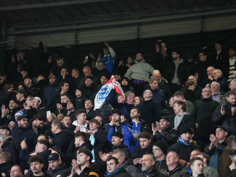 1,774 Pompey supporters made the trip to Vicarage Road on Wednesday evening and were in high spirits as the Blues earned a 1-1 draw. 