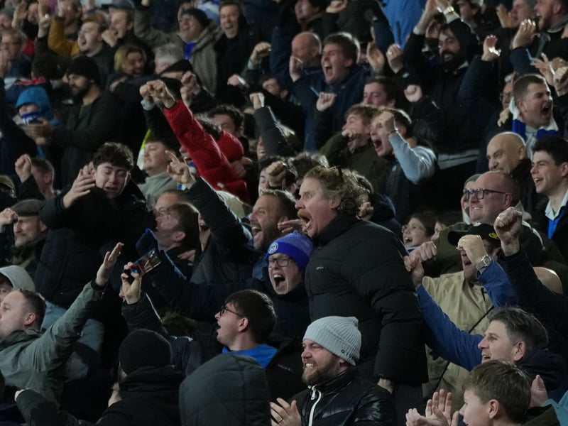 1,774 Pompey supporters made the trip to Vicarage Road on Wednesday evening and were in high spirits as the Blues earned a 1-1 draw. 