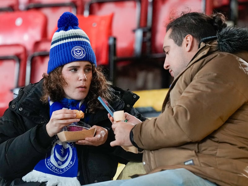1,774 Pompey supporters made the trip to Vicarage Road on Wednesday evening and were in high spirits as the Blues earned a 1-1 draw. 
