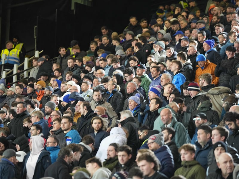 1,774 Pompey supporters made the trip to Vicarage Road on Wednesday evening and were in high spirits as the Blues earned a 1-1 draw. 