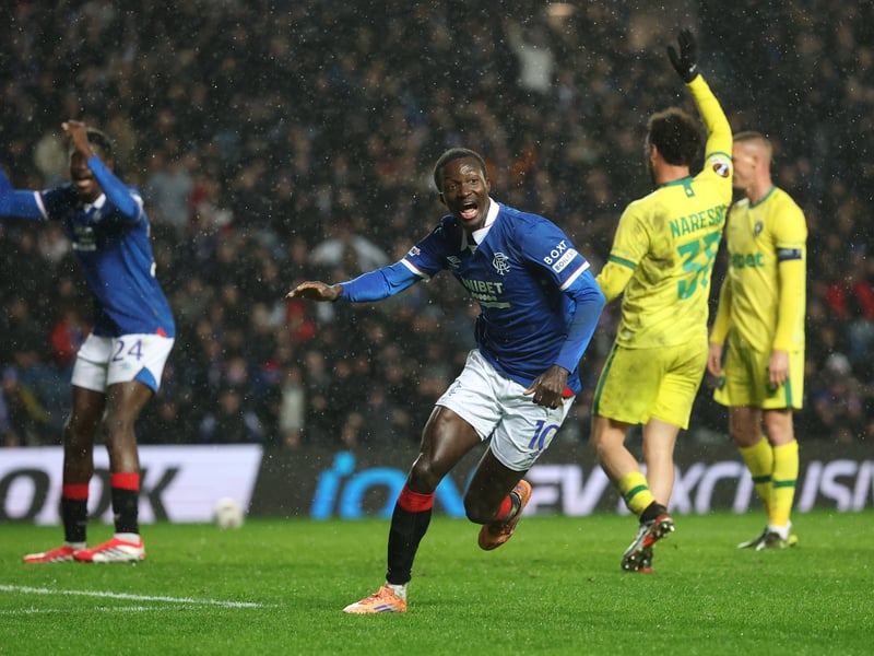 The Ivorian impressed as a substitute against Hearts and will hope to have done enough to win a recall to Danny Rohl's starting XI.