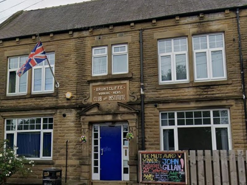 Bruntcliff Working Mens Club in Morley, was rated 5* on January 10.