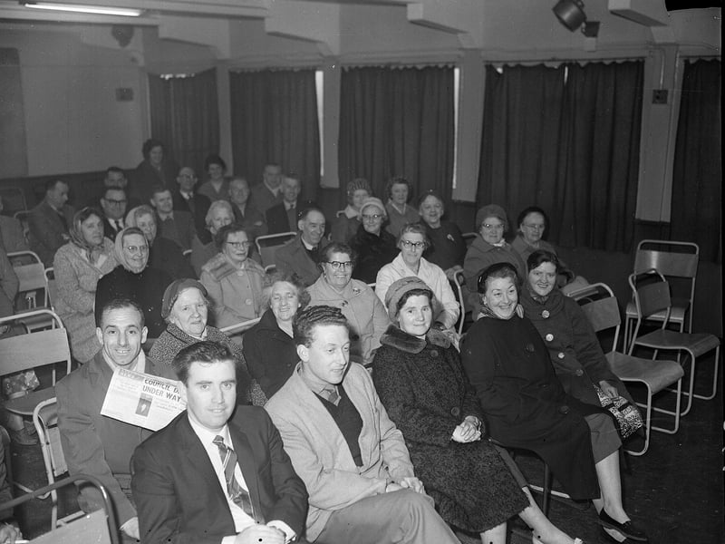 A Pilton Ward Municipal Election meeting in April 1963.