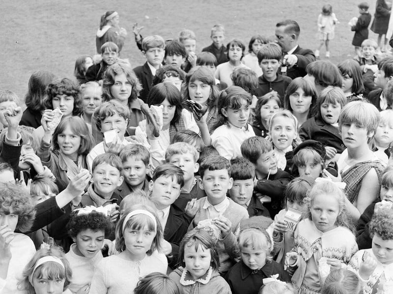 Youngsters enjoying the West Pilton Gala Day in July 1965.