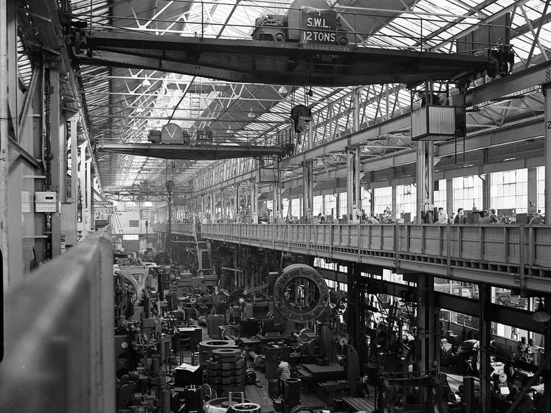 Bruce Peebles & Co Ltd's East Pilton Works  in October 1955.