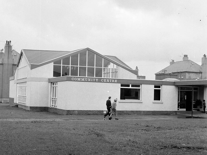 A photo of the Community Centre in Pilton Drive taken in May 1965.