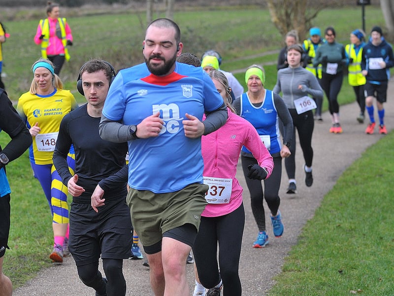 Over 120 runners took part in the January event.