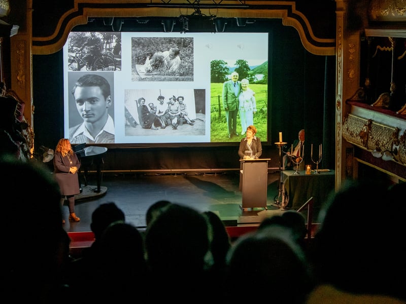 The event's keynote speaker was Dr Tracy Craggs, head of collections at the Holocaust Centre North, based at the University of Huddersfield. Tracy is responsible for working with Holocaust survivors and their families in securing collections for the future.