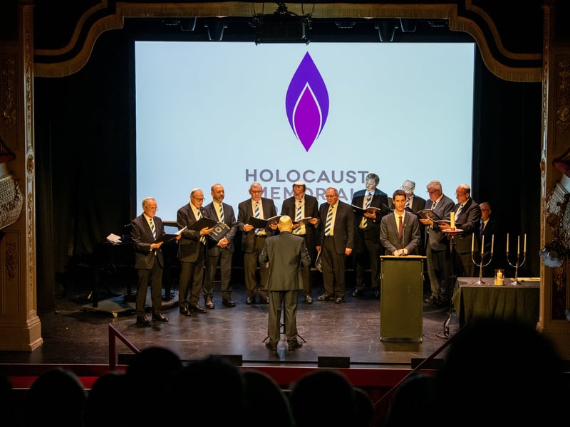 Music for the event was performed by the United Hebrew Congregation choir with Rabbi Alby Chait MBE.