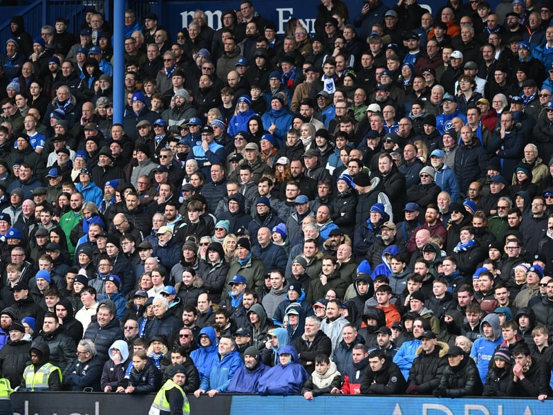 Pompey fans backing their team in the south-coast derby against Southampton.    