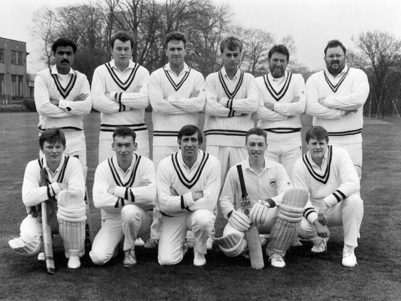 Pudsey Congs, newcomers to the Bradford League, pictured in April 1989. Back row, from left, are Sabih Azhar, Brett Crabtree, Phil Robinson, Richard Allinson, Roger Braithwaite and Simon Lax. Front row, from left, are Chris Haulker, Sean Taylor, Phil Taylor, Colin Chapman and Kevin Rich.