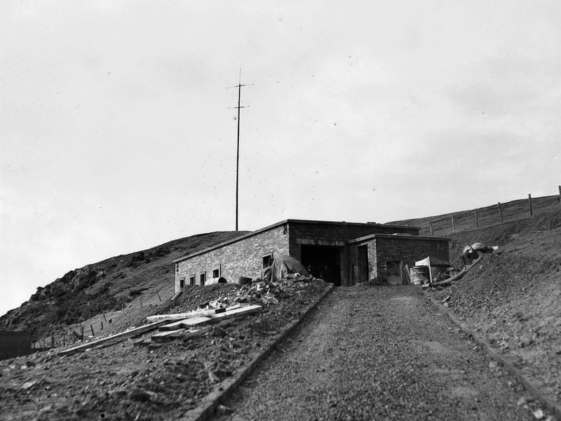 The television station at Blackford Hill in March 1951.