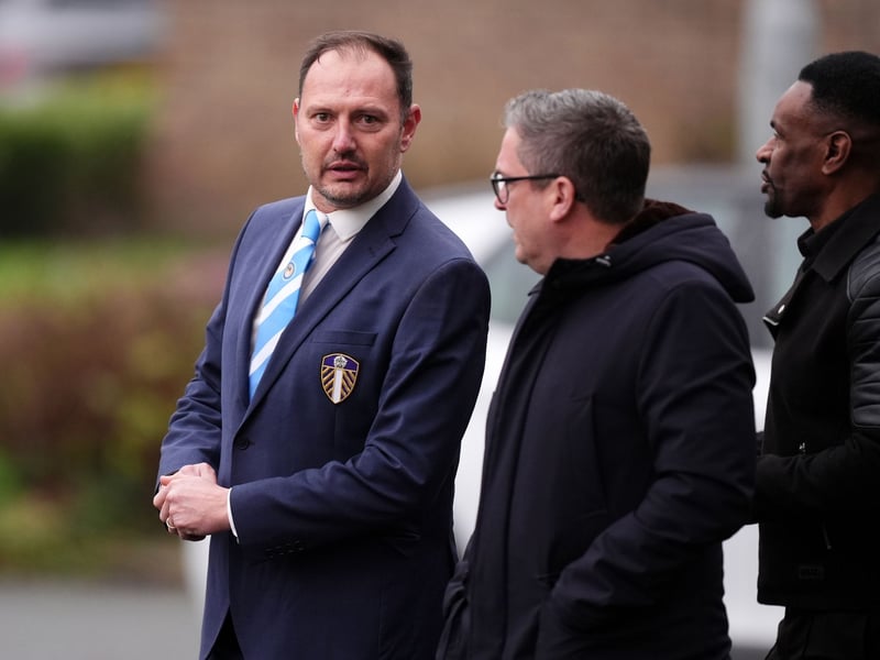 Former Leeds United striker Noel Whelan arrives.