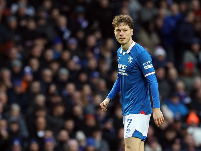 The January loan signing made his debut in the 3-0 win over Dundee last weekend, but was ineligible for the game against Porto on Thursday. He returns to the squad for the trip to Easter Road.