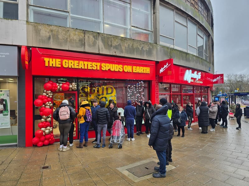 SpudBros Express, Portsmouth, opened its doors in Commercial Road on January 27.
Picture: Habibur Rahman