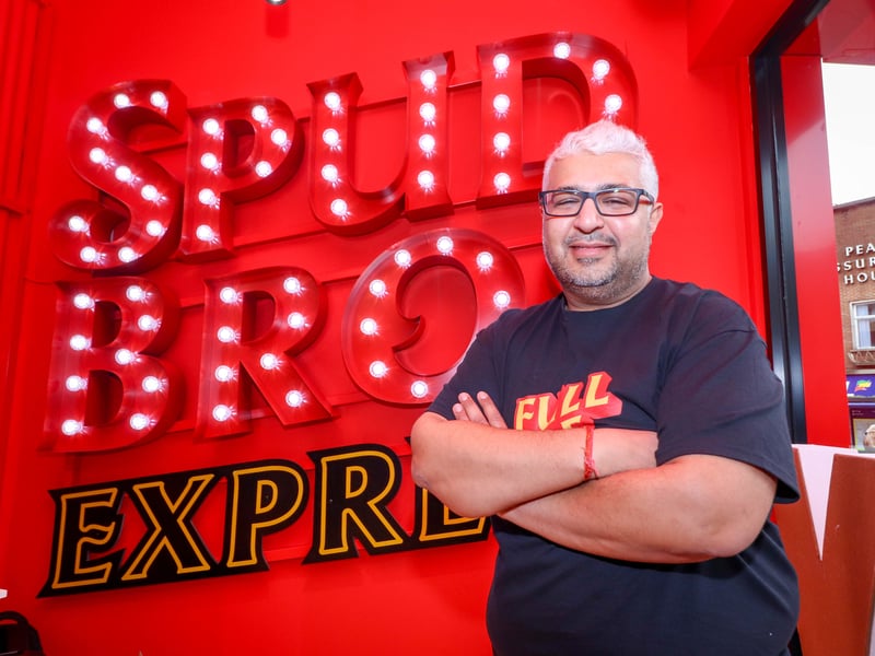 TikTok sensations SpudBros have visited the city to support a local business owner who opened his SpudBros franchise 
on January 26, 2026. 

Pictured: Franchisee Sunny Bassi


Picture: Habibur Rahman