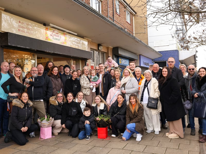 Lottie's Florist officially opened on Allaway Avenue on Saturday, January 24.