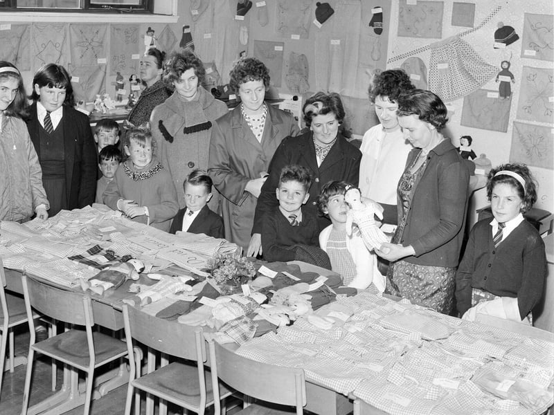 Parents day at Danderhall School in June 1965.