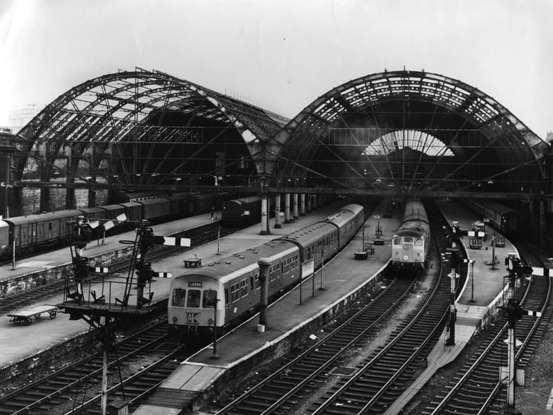 Bradford Exchange Railway Station in June 1970