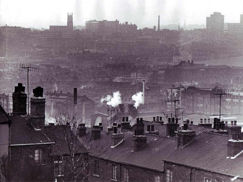 Parkwood Springs, Sheffield, in April 1970