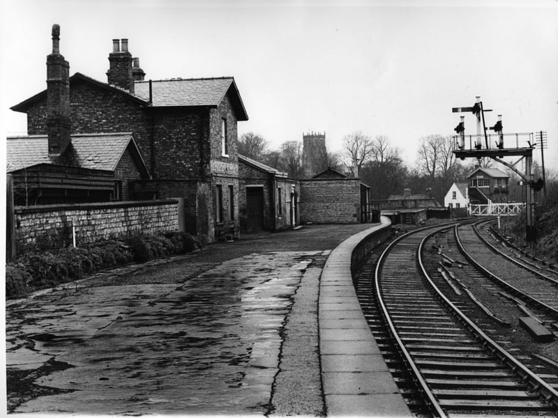 Bedale Station in April 1970
