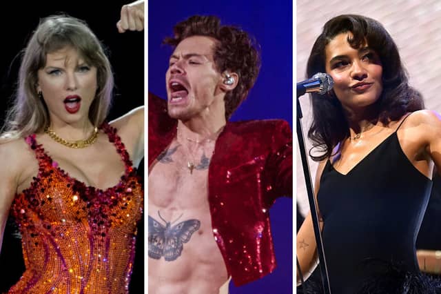 Three of the stars being tipped to headline Glastonbury 2027.