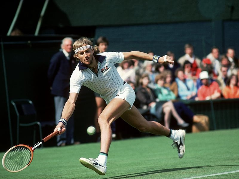 Swedish player Bjorn Borg became the first man in the open era to win 11 Grand Slam titles - a feat he achieved with six French Opens and five consecutive Wimbledons between 1974 and 1981. He came into the game just as prize money was increasing, meaning he was the first player to win over $1 million in a single season. He's estimated to be worth around $80 million.