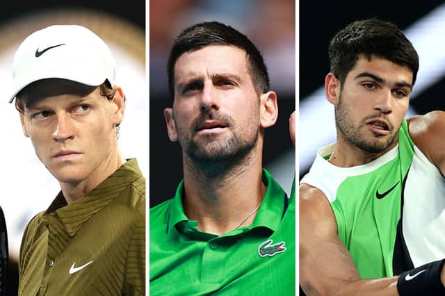 Three of the richest tennis stars in history.