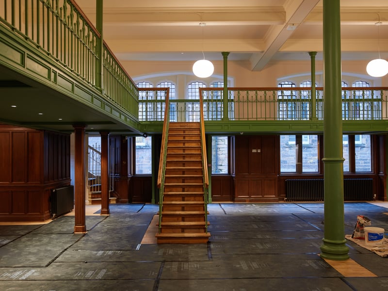 Gallery Café with mezzanine access.