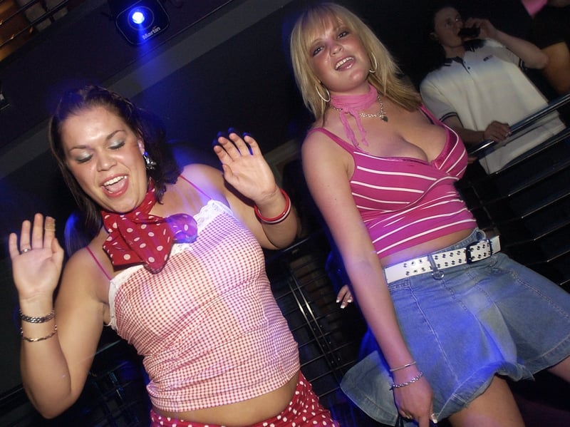 Dancing at Edinburgh's City nightclub in 2004