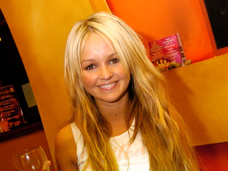 Brookside actor Jennifer Ellison at Mood nightclub, Edinburgh, in 2004