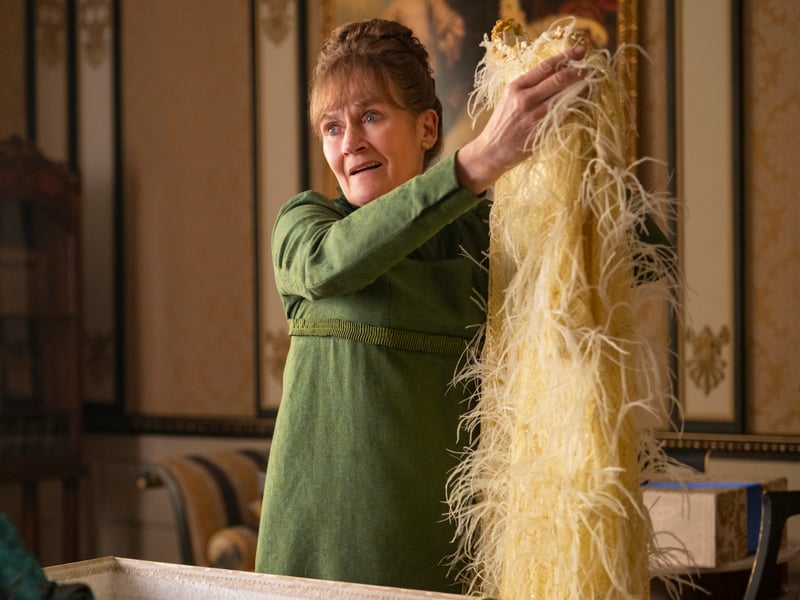 With her most recent on-screen appearance in Riot Women, Lorraine Ashbourne returns to Bridgerton as Mrs. Varley, the Featherington family’s head of staff. She has always been a loyal and reliable confidante for Lady Featherington, but things appear to be changing in season four. Ashbourne, who is married to Andy Serkis, has appeared in many shows over the years, including Alma’s Not Normal, After the Flood, I Hate Suzie and more.