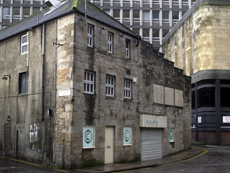 The former Jaffa Cake nightclub, on King Stables Road, Edinburgh, in 2000