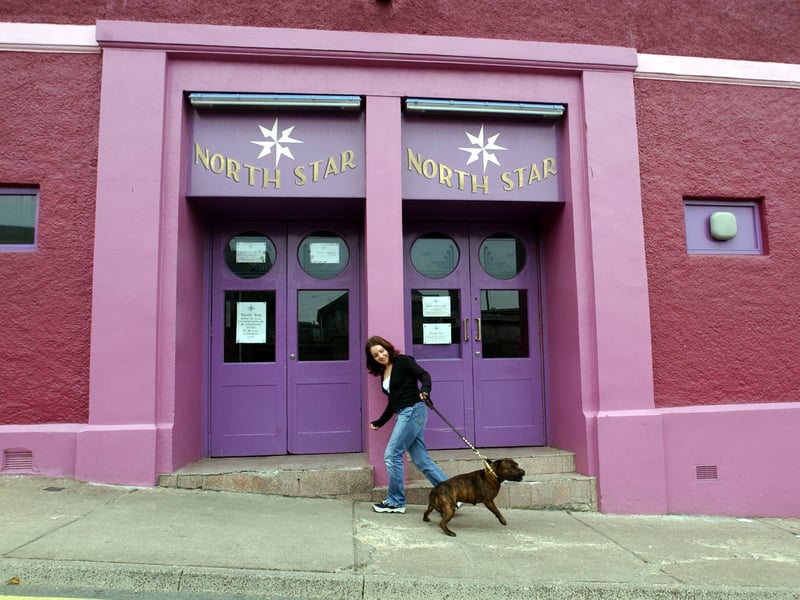 The North Star nightclub in Lerwick Shetland, which used to be the island's cinema, in June 2001