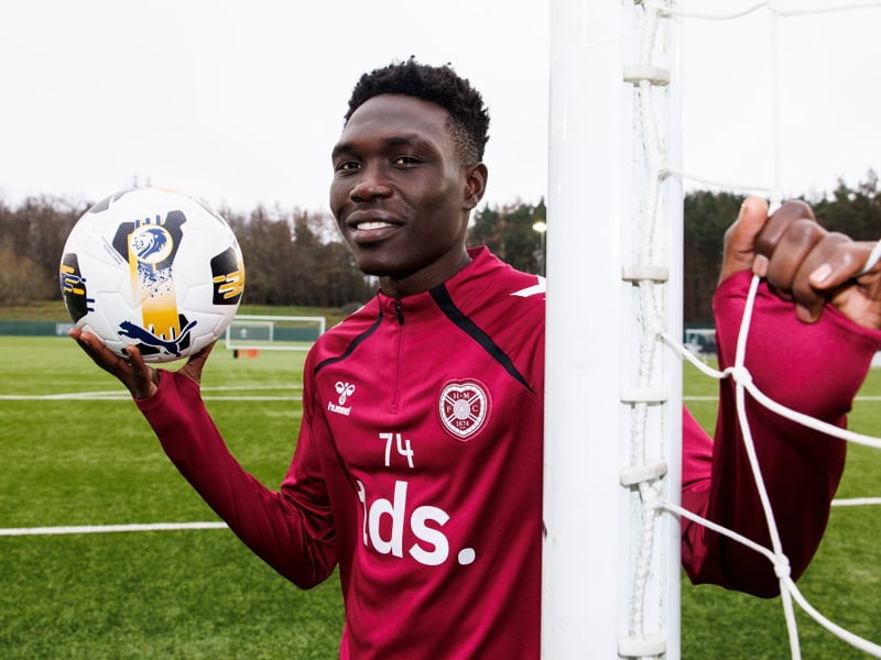 The January signing has been working on his fitness since arriving from FK Vardar last month, and could be part of the matchday squad against Hibs on Tuesday night. He has only made one brief substitute appearance so far.