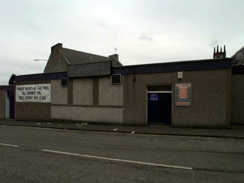  The Twig nightclub, Bathgate, in March 1998