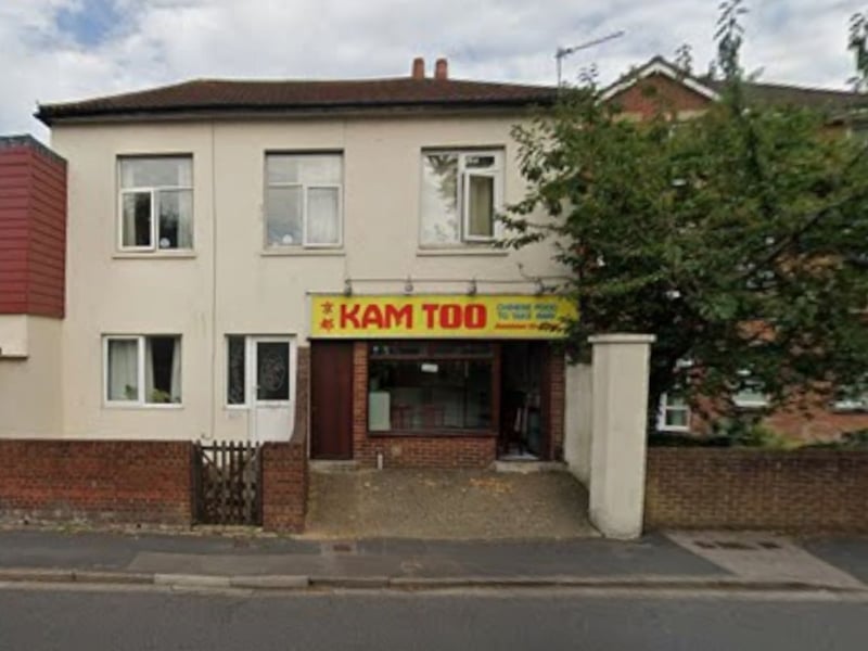 Kam Too at 70A Brockhurst Road in Gosport received a rating of two on December 12, 2025. Its management of food safety and cleanliness and condition of facilities and building was rated as generally satisfactory. Its hygienic food handling was rated as improvement necessary.