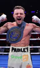 Josh Padley after beating Jaouad Belmehdi, EBU Super Featherweight Title fight 31 January 2026.
