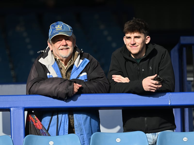 Pompey fans roared their team on to a big Championship win over West Brom.
